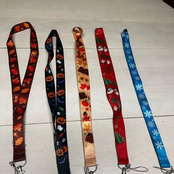 Colorful Patterned Lanyards Set - Picture 2 of 3